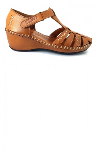 Tobacco Brown Summer Sandals 13799