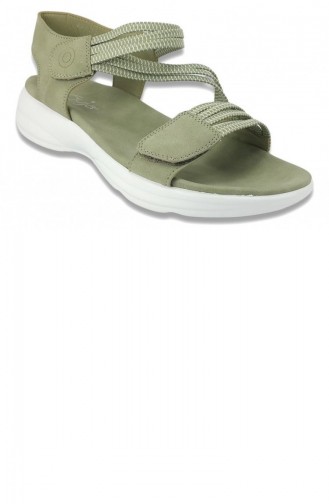 Green Summer Sandals 13843