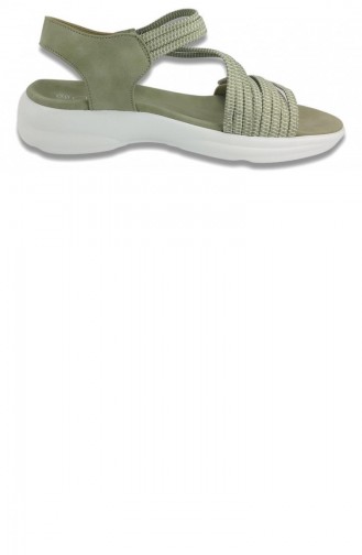 Green Summer Sandals 13843