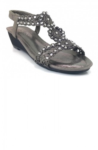 Gray Summer Sandals 13845
