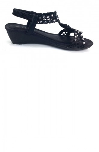 Black Summer Sandals 13846