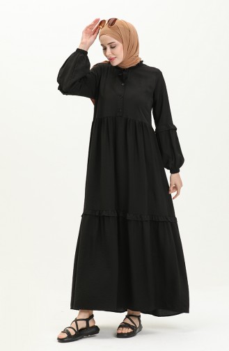 Black İslamitische Jurk 24Y8973-06