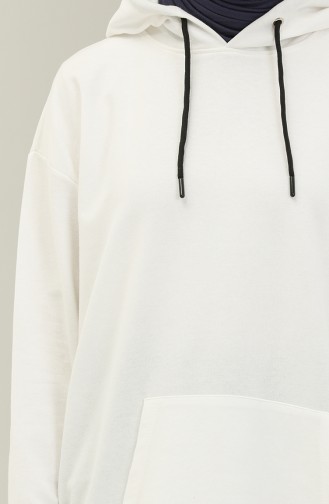 Hoodie Sweatshirt 3047-10 white 3047-10