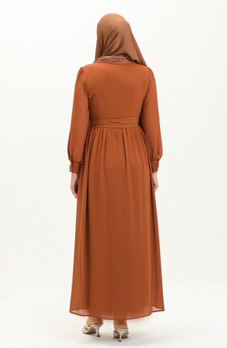 Chiffonkleid mit Halskette 3687-03 Taba 3687-03