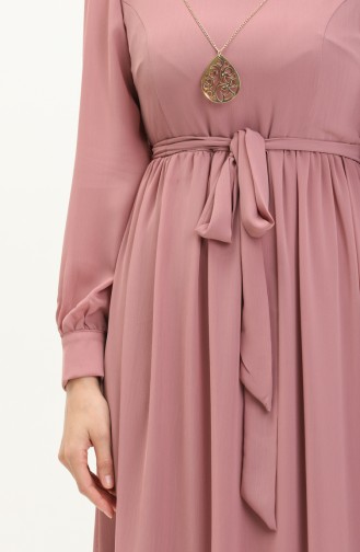 Chiffonkleid mit Halskette 3687-06 Rose 3687-06