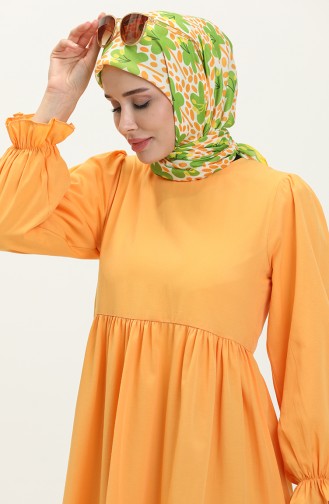 Shirred Dress 24Y8881-01 Mustard 24Y8881-01