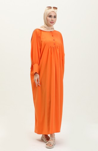 Kleid mit Fledermausärmeln 24Y8919-02 Orange 24Y8919-02