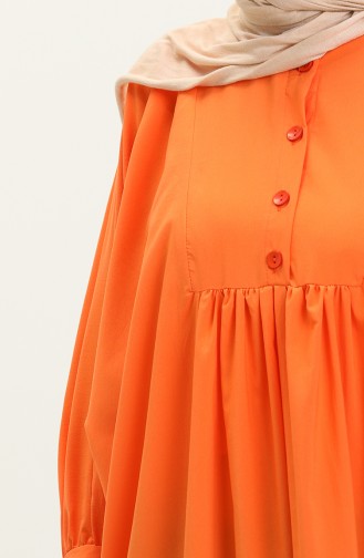 Kleid mit Fledermausärmeln 24Y8919-02 Orange 24Y8919-02