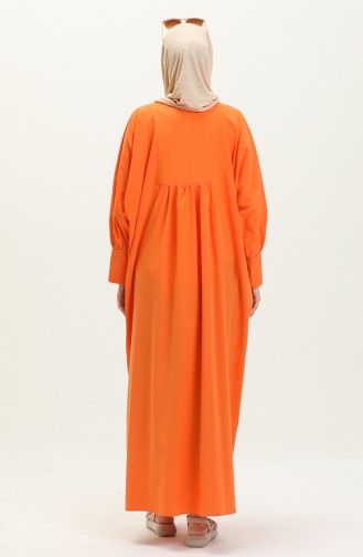 Bat Sleeve Dress 24y8919-02 Orange 24Y8919-02