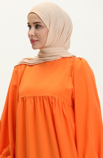 Orange İslamitische Jurk 24Y8922-03