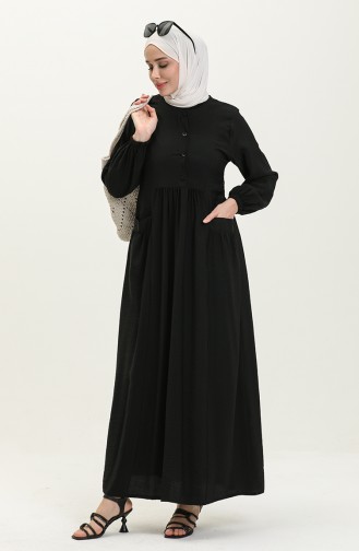 Black İslamitische Jurk 24Y8933-01