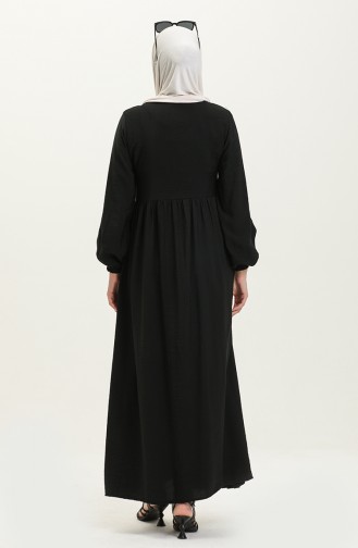 Black İslamitische Jurk 24Y8933-01