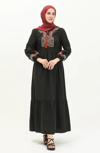 Black Embroidered Dress 24Y8968-07 24Y8968-07