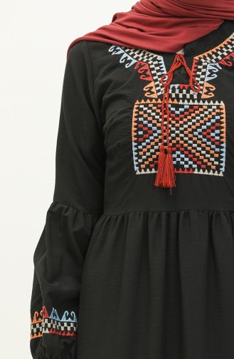Black Embroidered Dress 24Y8968-07 24Y8968-07