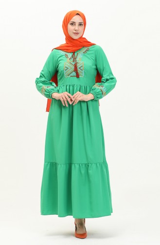 Green İslamitische Jurk 24Y8968-08