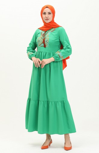 Green İslamitische Jurk 24Y8968-08