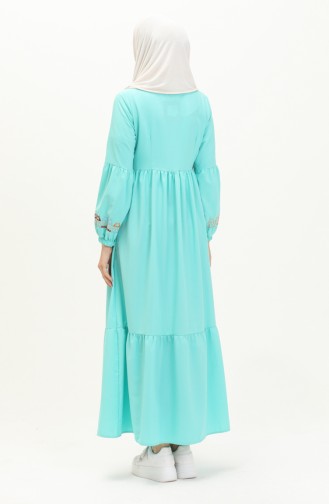 Embroidered Dress 24Y8968-09 Mint Green 24Y8968-09