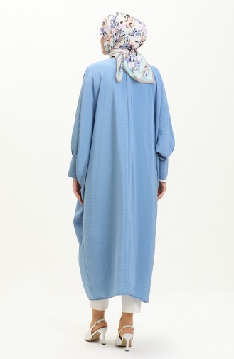 Bat Sleeve Long Tunic 24Y8854-01 Blue 24Y8854-01