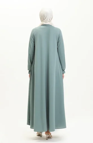 عباية مولانا بجيب 0694-01 أخضر مينت 0694-01