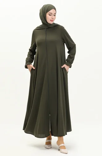 Mevlana Pocket Abaya 0694-08 Khaki 0694-08