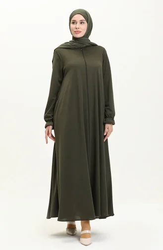 Mevlana Pocket Abaya 0694-08 Khaki 0694-08