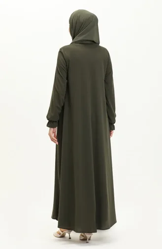 Mevlana Pocket Abaya 0694-08 Khaki 0694-08