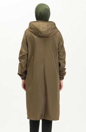 Kapuzenmütze mit Reißverschluss 0211-10 Khaki 0211-10