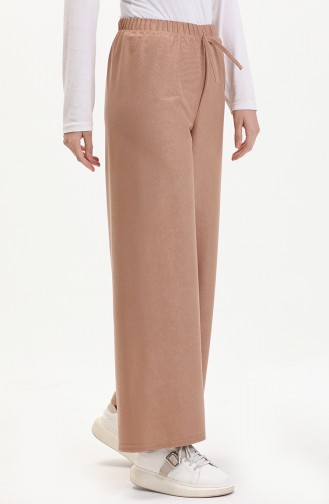 Seasonal wide Leg Trousers 8604-01 Mink 8604-01