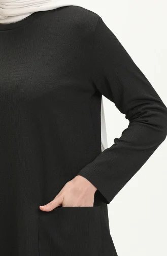 Crepe Fabric Two Piece Suit 23233-02 Black 23233-02