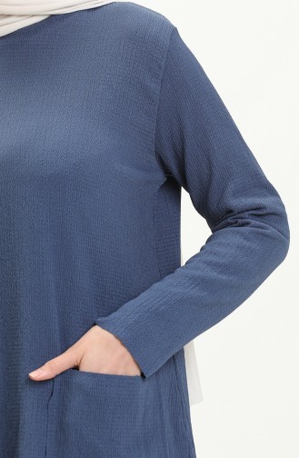 Ensemble Tunique Pantalon 23233-03 İndigo 23233-03