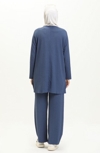 Ensemble Tunique Pantalon 23233-03 İndigo 23233-03