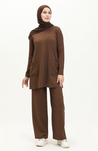 Ensemble Tunique Pantalon 23233-05 Brun 23233-05