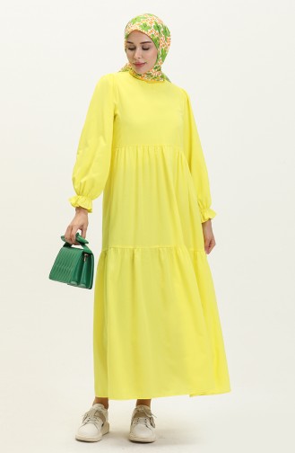 Shirred Dress 24Y8881-05 Yellow 24Y8881-05