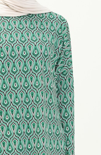 Respiro Printed Tunic 8596-01 Green Black 8596-01