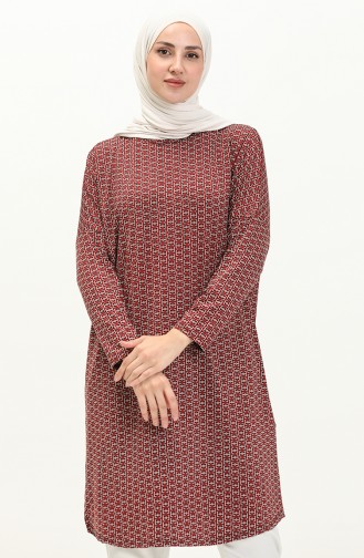 Claret red Tuniek 8597-01