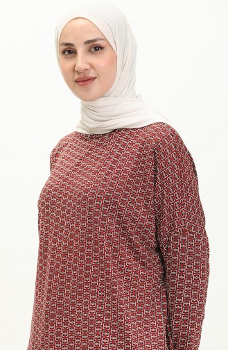 Claret red Tuniek 8597-01