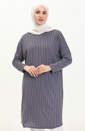 Navy Blue Tuniek 8601-01