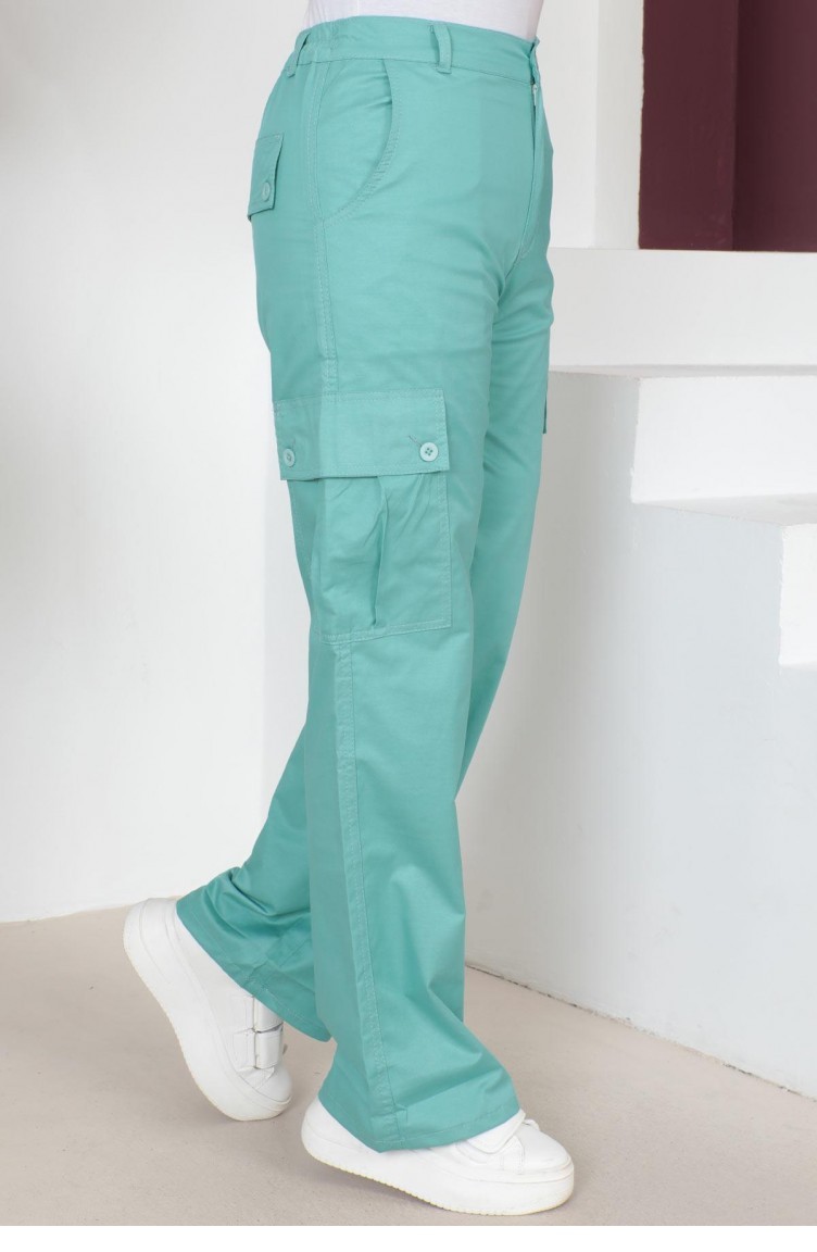 Pantalon vert menthe deals