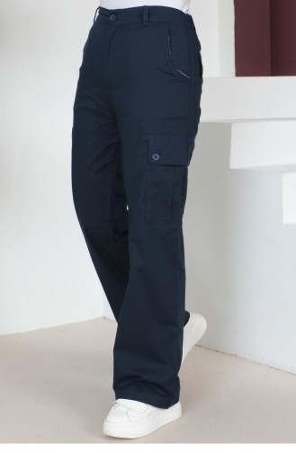 Pantalon Bleu Marine 14563