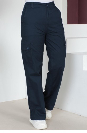 Pantalon Bleu Marine 14563