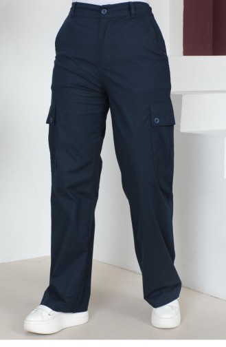 Pantalon Bleu Marine 14563
