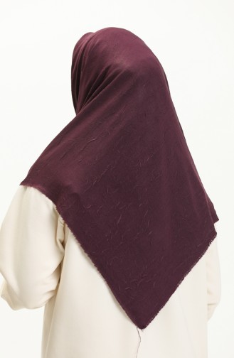 Kraşlı Eşarp 13228-06 Mürdüm