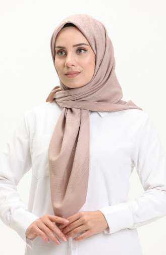 Karaca Jakarlı Eşarp 81007-05 Vizon