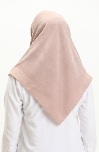 Karaca Jakarlı Eşarp 81007-05 Vizon