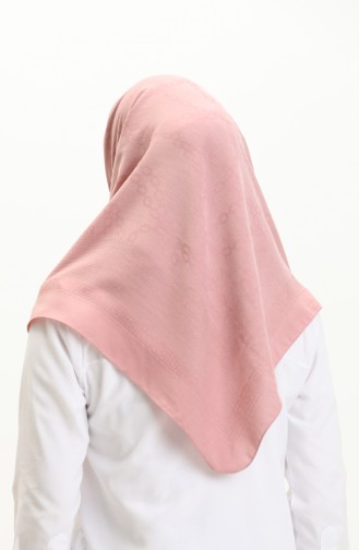 Karaca Jakarlı Eşarp 81007-07 Gül Kurusu