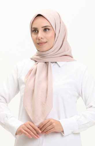 Karaca Jakarlı Eşarp 81008-01 Krem