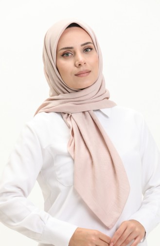 Karaca Jakarlı Eşarp 81008-01 Krem