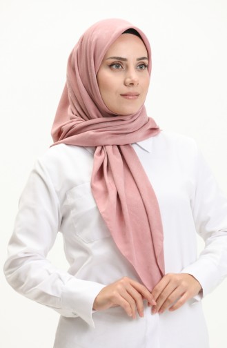 Écharpe en Jacquard à Motifs 81009-09 Rose Pâle 81009-09