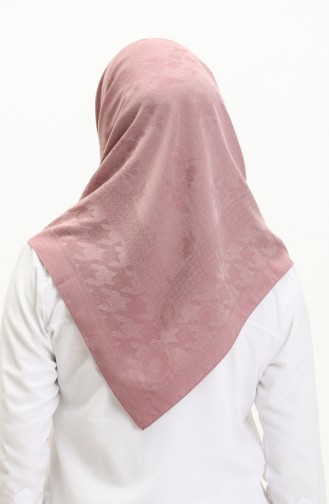 Printed Jacquard Scarf 81009-10 Dark Rose 81009-10