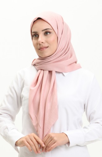 Desenli Jakarlı Eşarp 81009-11 Pembe